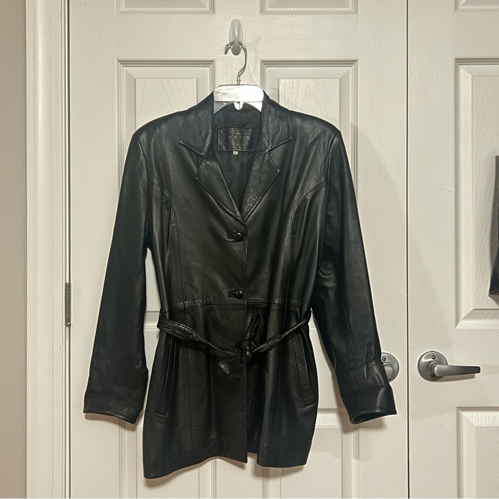 Vintage Lavorazione Artigianale Leather Jacket